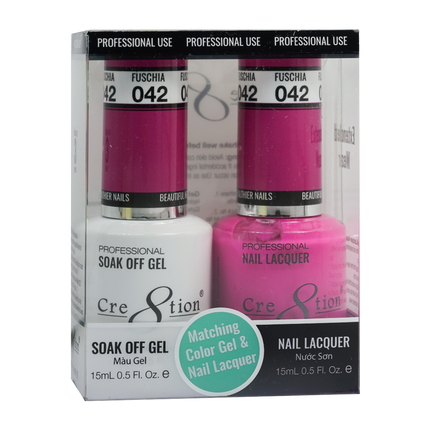 Cre8tion - Gel & Lacquer Solid Duo (#01 - #50)