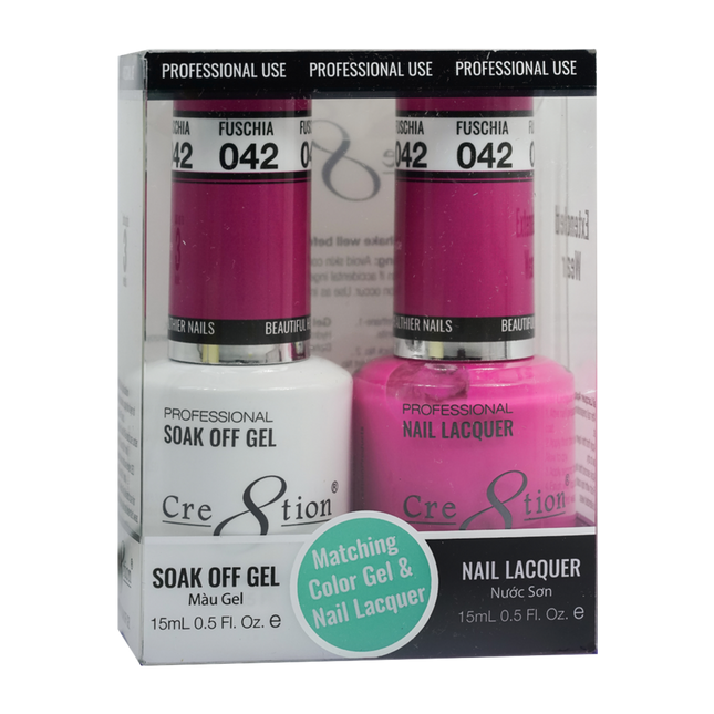 Cre8tion - Gel & Lacquer Solid Duo (#01 - #50)