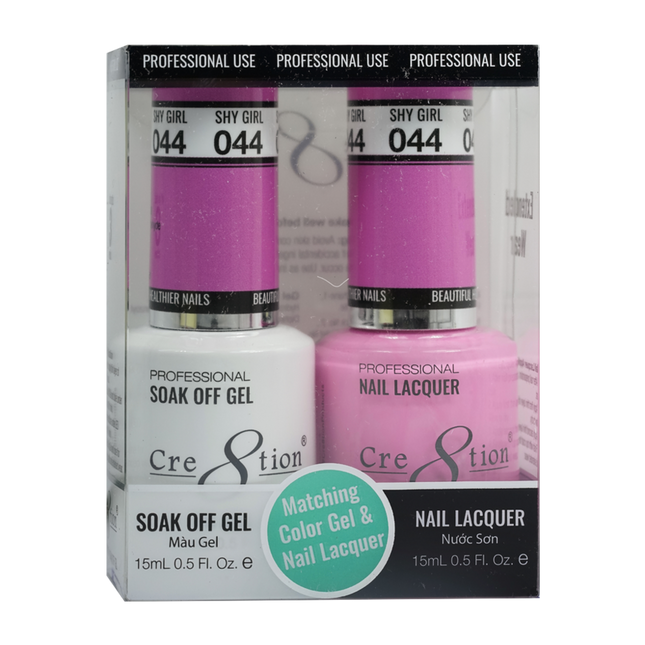 Cre8tion - Gel & Lacquer Solid Duo (#01 - #50)