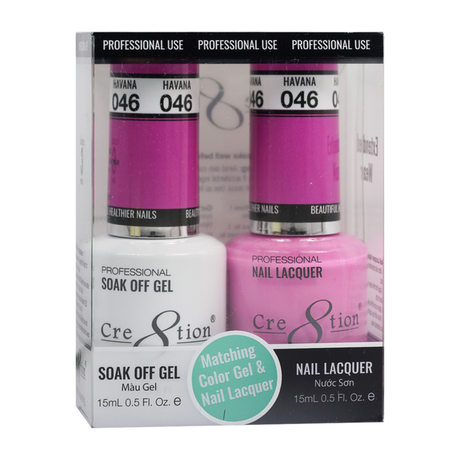 Cre8tion - Gel & Lacquer Solid Duo (#01 - #50)