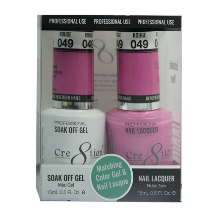 Cre8tion - Gel & Lacquer Solid Duo (#01 - #50)