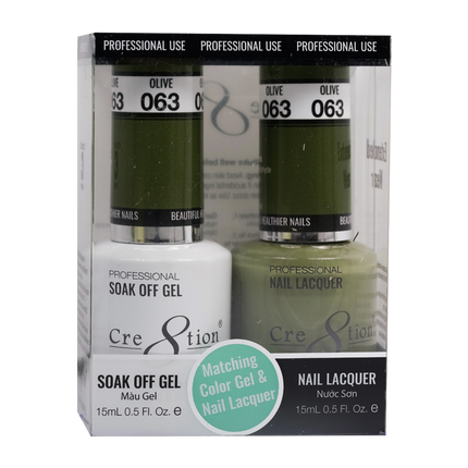 Cre8tion - Gel & Lacquer Solid Duo (#51 - #100)