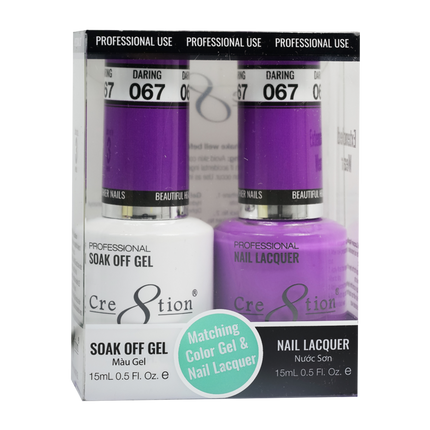 Cre8tion - Gel & Lacquer Solid Duo (#51 - #100)