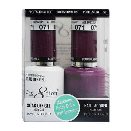 Cre8tion - Gel & Lacquer Solid Duo (#51 - #100)