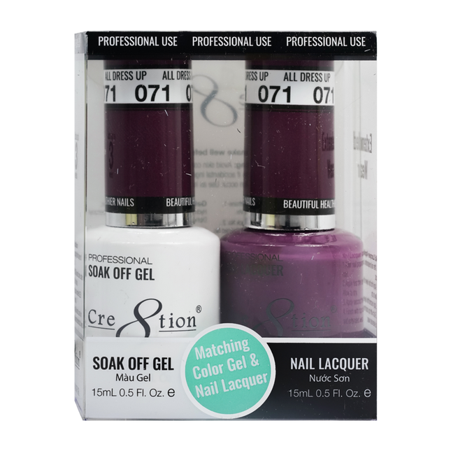 Cre8tion - Gel & Lacquer Solid Duo (#51 - #100)