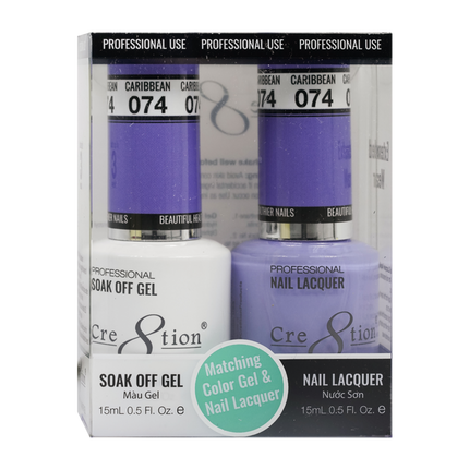 Cre8tion - Gel & Lacquer Solid Duo (#51 - #100)