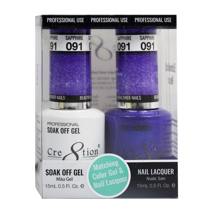 Cre8tion - Gel & Lacquer Solid Duo (#51 - #100)