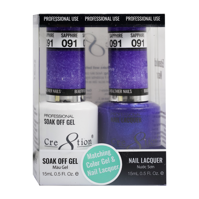 Cre8tion - Gel & Lacquer Solid Duo (#51 - #100)