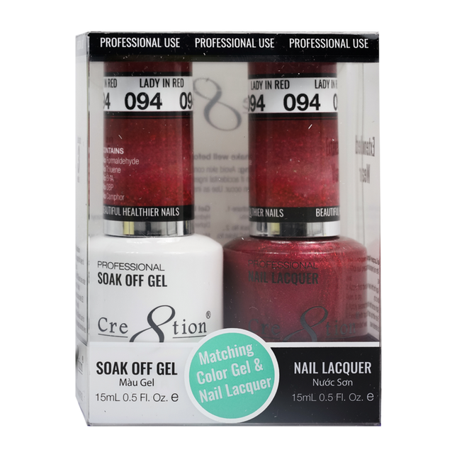 Cre8tion - Gel & Lacquer Solid Duo (#51 - #100)
