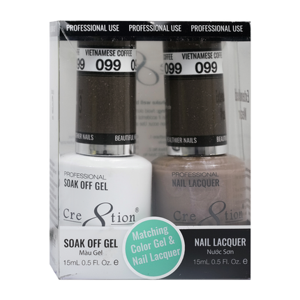 Cre8tion - Gel & Lacquer Solid Duo (#51 - #100)