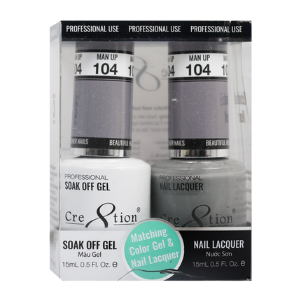 Cre8tion - Gel & Lacquer Solid Duo (#101 - #144)