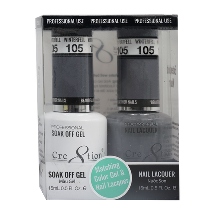 Cre8tion - Gel & Lacquer Solid Duo (#101 - #144)