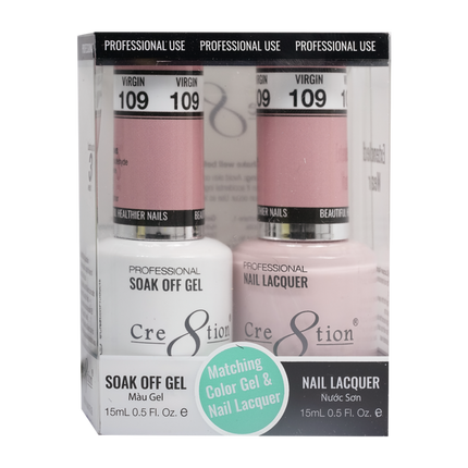 Cre8tion - Gel & Lacquer Solid Duo (#101 - #144)