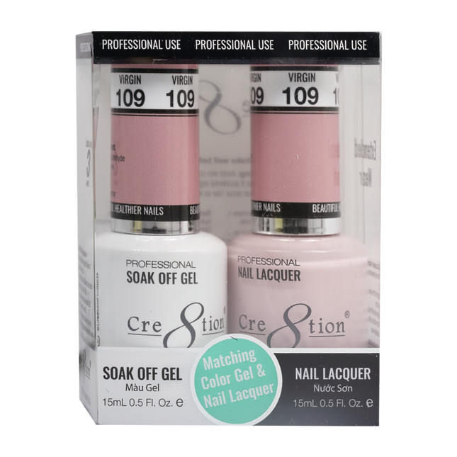 Cre8tion - Gel & Lacquer Solid Duo (#101 - #144)