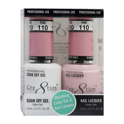 Cre8tion - Gel & Lacquer Solid Duo (#101 - #144)