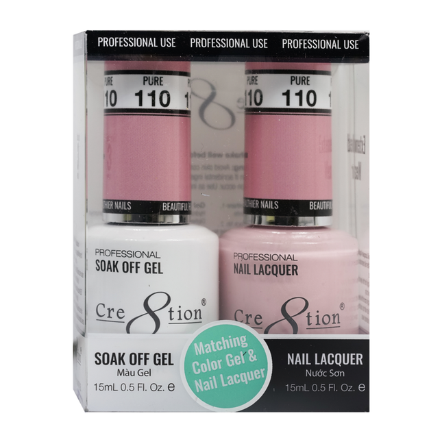 Cre8tion - Gel & Lacquer Solid Duo (#101 - #144)