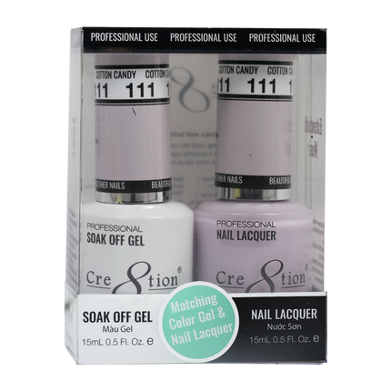 Cre8tion - Gel & Lacquer Solid Duo (#101 - #144)