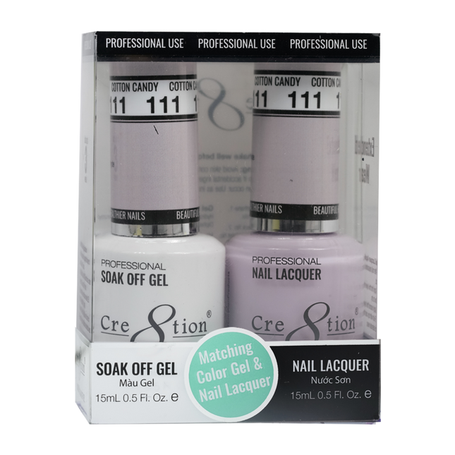 Cre8tion - Gel & Lacquer Solid Duo (#101 - #144)