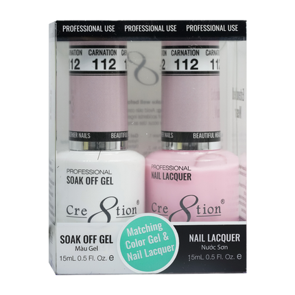 Cre8tion - Gel & Lacquer Solid Duo (#101 - #144)