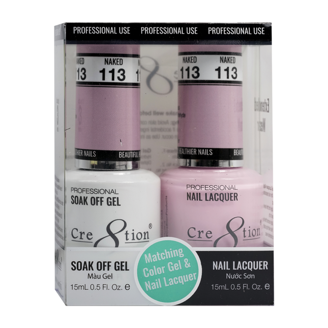 Cre8tion - Gel & Lacquer Solid Duo (#101 - #144)
