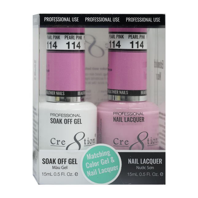 Cre8tion - Gel & Lacquer Solid Duo (#101 - #144)