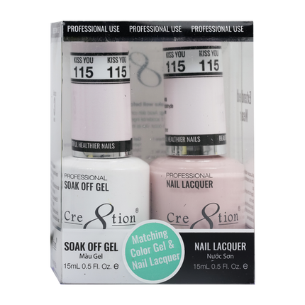 Cre8tion - Gel & Lacquer Solid Duo (#101 - #144)