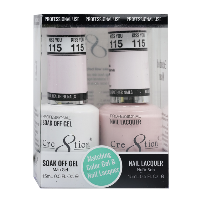 Cre8tion - Gel & Lacquer Solid Duo (#101 - #144)