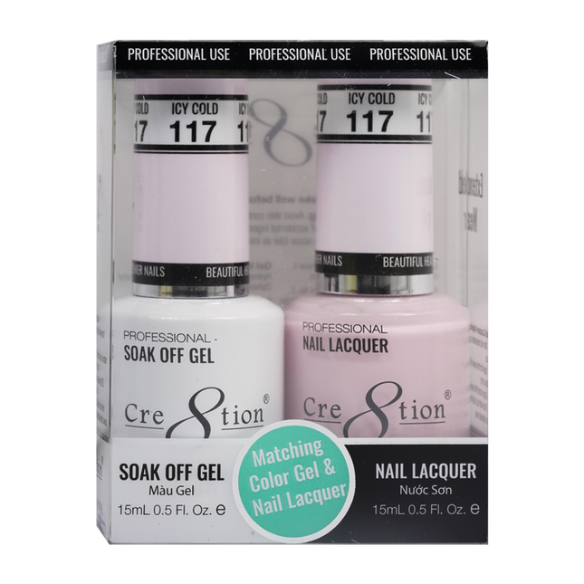 Cre8tion - Gel & Lacquer Solid Duo (#101 - #144)