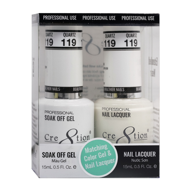 Cre8tion - Gel & Lacquer Solid Duo (#101 - #144)