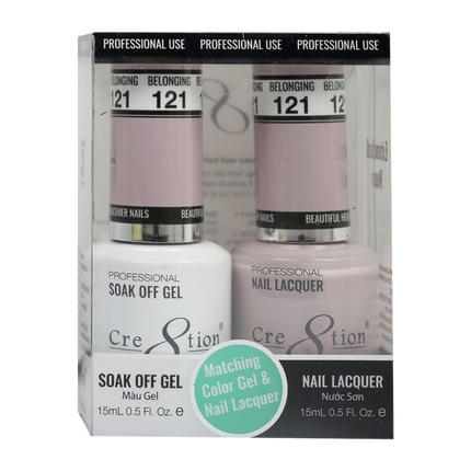 Cre8tion - Gel & Lacquer Solid Duo (#101 - #144)