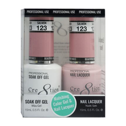 Cre8tion - Gel & Lacquer Solid Duo (#101 - #144)