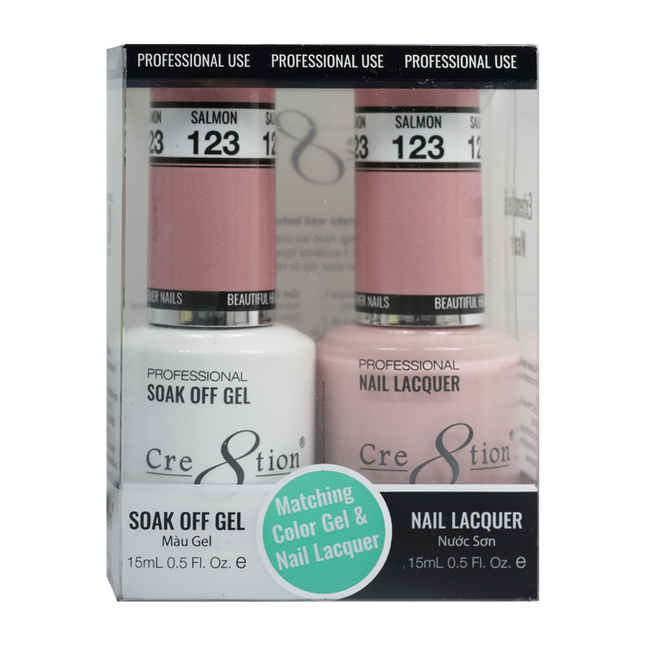 Cre8tion - Gel & Lacquer Solid Duo (#101 - #144)