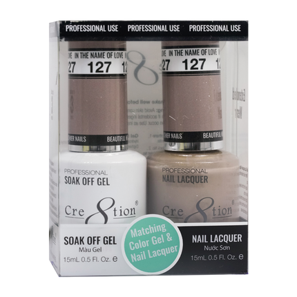 Cre8tion - Gel & Lacquer Solid Duo (#101 - #144)