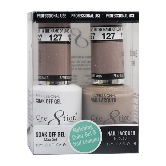 Cre8tion - Gel & Lacquer Solid Duo (#101 - #144)