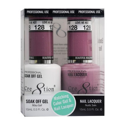 Cre8tion - Gel & Lacquer Solid Duo (#101 - #144)