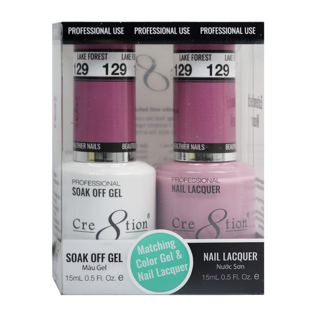 Cre8tion - Gel & Lacquer Solid Duo (#101 - #144)