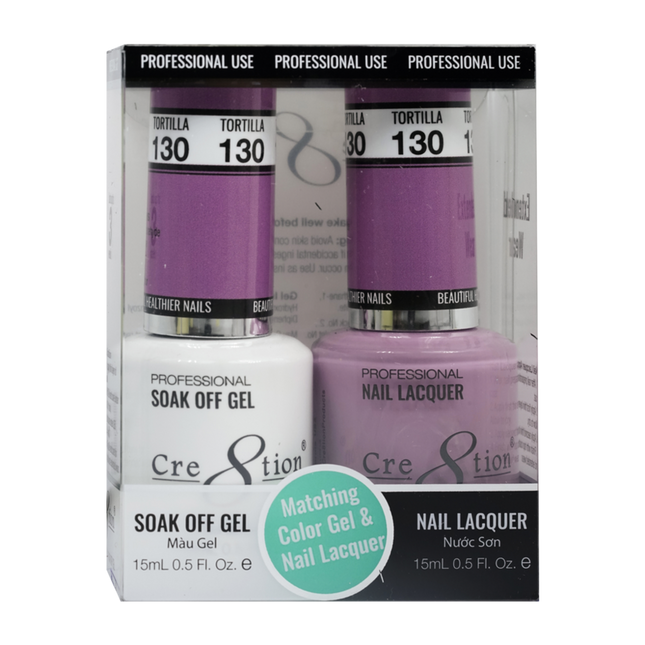 Cre8tion - Gel & Lacquer Solid Duo (#101 - #144)