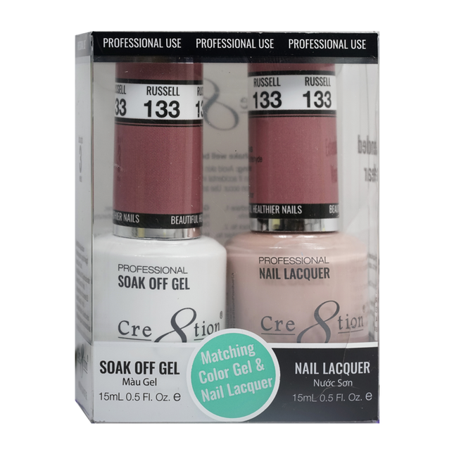 Cre8tion - Gel & Lacquer Solid Duo (#101 - #144)