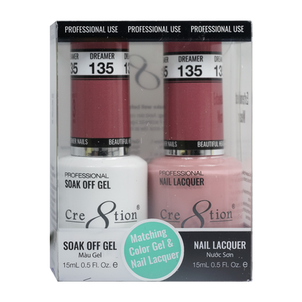 Cre8tion - Gel & Lacquer Solid Duo (#101 - #144)