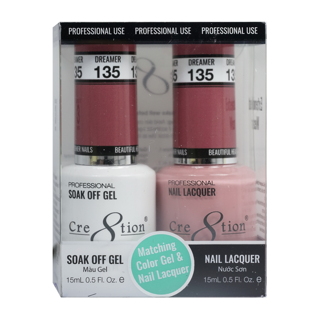 Cre8tion - Gel & Lacquer Solid Duo (#101 - #144)