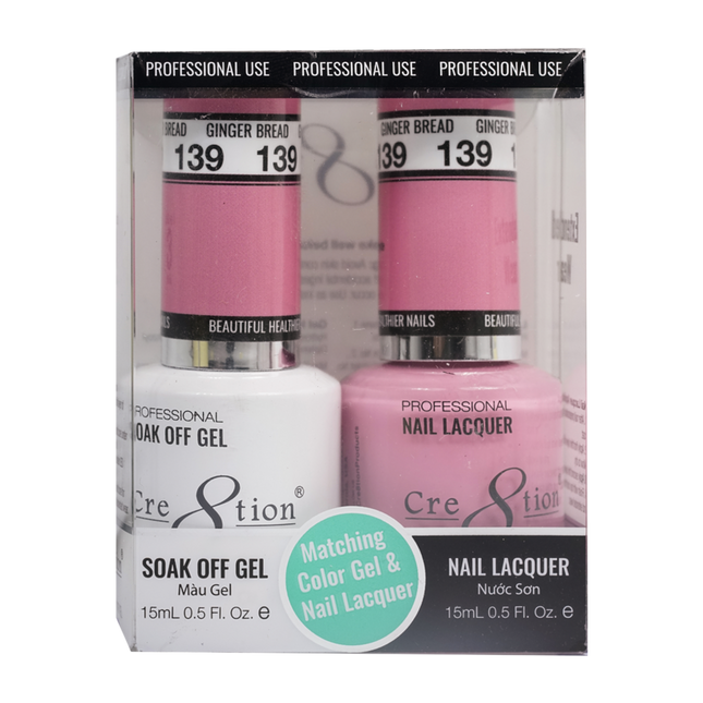 Cre8tion - Gel & Lacquer Solid Duo (#101 - #144)