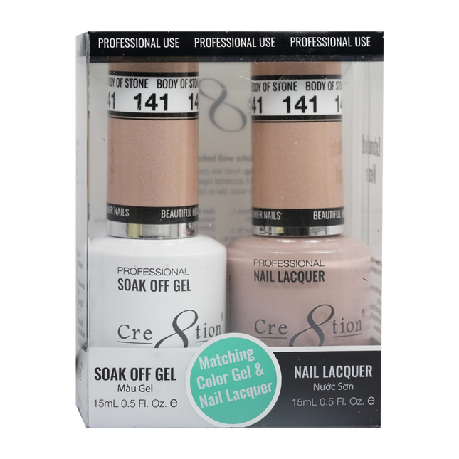 Cre8tion - Gel & Lacquer Solid Duo (#101 - #144)