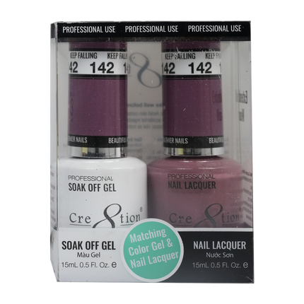 Cre8tion - Gel & Lacquer Solid Duo (#101 - #144)