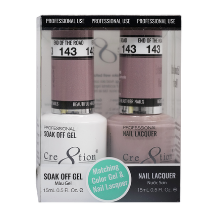 Cre8tion - Gel & Lacquer Solid Duo (#101 - #144)