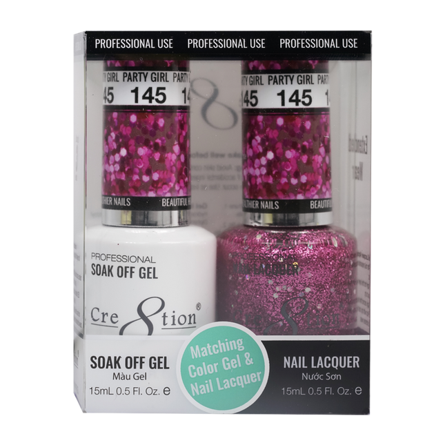 Cre8tion - Gel & Lacquer Glitter Duo (#145 - #216)