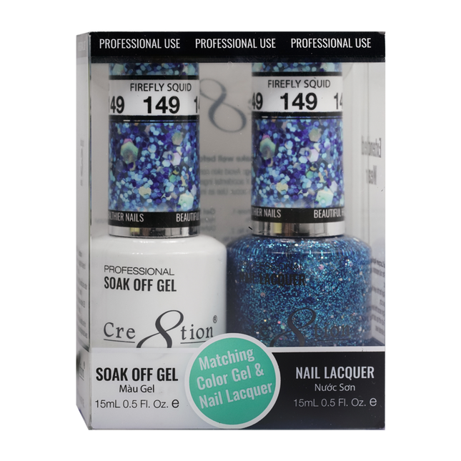 Cre8tion - Gel & Lacquer Glitter Duo (#145 - #216)