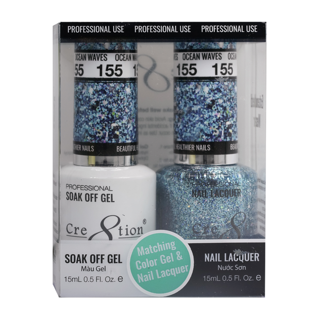 Cre8tion - Gel & Lacquer Glitter Duo (#145 - #216)