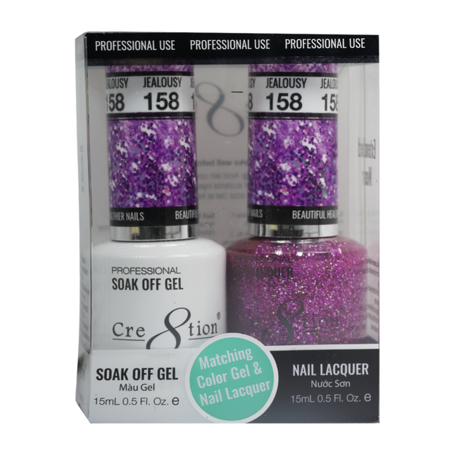 Cre8tion - Gel & Lacquer Glitter Duo (#145 - #216)