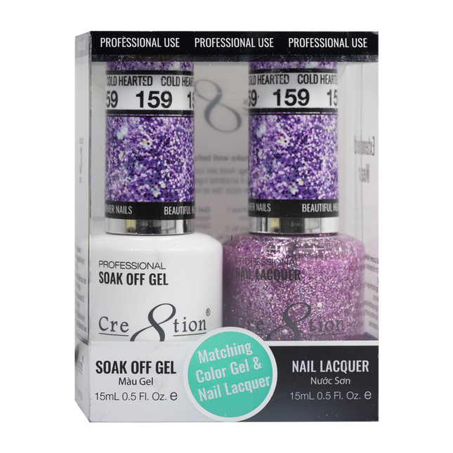Cre8tion - Gel & Lacquer Glitter Duo (#145 - #216)