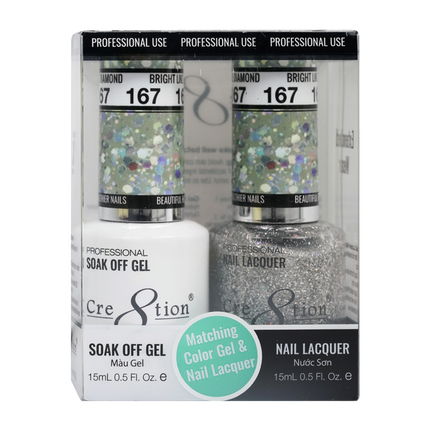 Cre8tion - Gel & Lacquer Glitter Duo (#145 - #216)